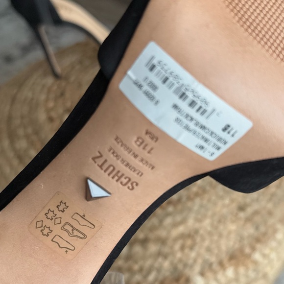 Black suede distressed stilettos heels - Picture 7 of 12